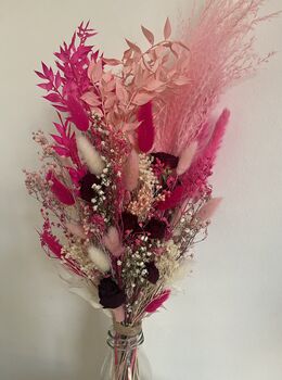 Pink Dried Flower Bouquet, 3 of 10