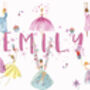 Magical Fairy Dancer Friends Customised Gift Print, thumbnail 4 of 11
