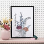 Personalised Family Birth Flower Print, thumbnail 1 of 6