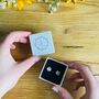 Flower Studs In Sterling Silver, thumbnail 6 of 9