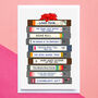 Funny Movie Puns Birthday Card, thumbnail 1 of 4