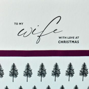 To My Wife With Love At Christmas Card, 3 of 4