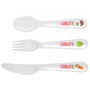 Personalised 'First Christmas Dinner' Cutlery Set, thumbnail 2 of 3