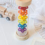 Personalised Wooden Rainbow Rainmaker Toy, thumbnail 2 of 4