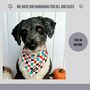 Patchwork/Plaid Dog Bandana, thumbnail 3 of 4