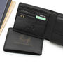 Luxury Leather Personalised Drawing Or Message Wallet, thumbnail 1 of 5