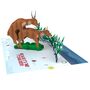 F*Cking Deer 3D Pop Up Xmas Animal Card! Best Punny, Rude And Funny Xmas Card For Him And Her, thumbnail 5 of 9