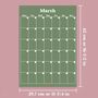 Large Monthly Wall Planner | 12 X A3 Sheets | Muted, thumbnail 9 of 9