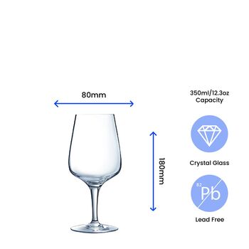 Personalised Crystal Thank You Wine Glass, 6 of 9