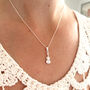Sterling Silver Violin Pendant Necklace, thumbnail 1 of 7