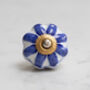 Vintage Ceramic Floral Furniture Knobs Mixed Designs, thumbnail 5 of 7