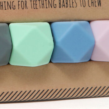 Lara And Ollie Silicone Teething Necklace, 4 of 6