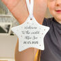 Welcome To The World Personalised Ceramic Star Keepsake, thumbnail 1 of 4