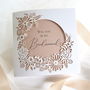 Will You Be My Bridesmaid Wedding Wreath Card, thumbnail 1 of 4