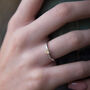 Two Gold And Silver Double Heart Rings, thumbnail 3 of 4