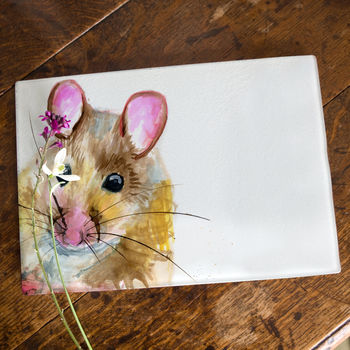 Inky Mouse Glass Worktop Saver, 5 of 5