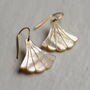 Art Deco Pearl Fan Earrings, thumbnail 6 of 12