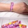 Girls On Tour Festival Style Party Wristbands, thumbnail 3 of 4