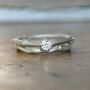 White Gold Twig Wedding Ring, thumbnail 6 of 7
