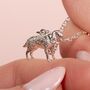 Personalised Cocker Spaniel Sterling Silver Necklace, thumbnail 2 of 6