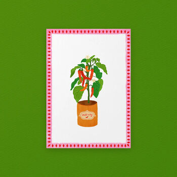 Chilli Willy A4 Art Print, 2 of 3