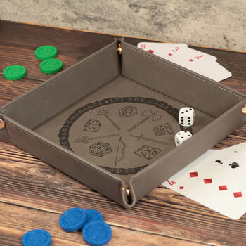 Viking Dice Rolling Snap Up Table Top Gaming Tray, 3 of 5
