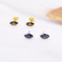 Mystic Topaz Marquise Stud Earrings In Sterling Silver, thumbnail 1 of 10