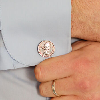 Sixpence Coin Cufflinks, 3 of 5