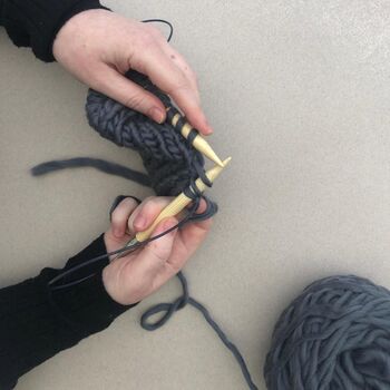 Put A Sock In It 100% Merino Sofa Socks Knitting Kit, 4 of 6
