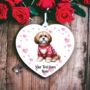 Personalised Pet Cavachon Dog Love Decoration, thumbnail 2 of 2
