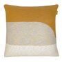 Sunset Knitted Cushion Yellow, thumbnail 2 of 3