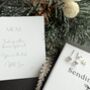Earrings Gift For Mum This Christmas With Gift Card, thumbnail 2 of 9