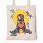 Sun Bear Honey Bear Eco Organic Cotton Tote Bag, thumbnail 2 of 7