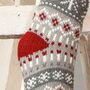 Personalised Chunky Knit Fair Isle Christmas Stocking, thumbnail 6 of 10