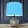 Turquoise Blue Drum Lampshade, thumbnail 1 of 9