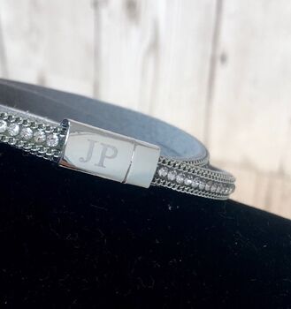 Sparkly Personalised Wrap Bracelet, 2 of 12