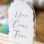 Muslim Baby Milestone Acrylic Plaques White And Gold, thumbnail 7 of 12