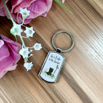 Life Is Better In The Garden Keyring, 3 of 8
