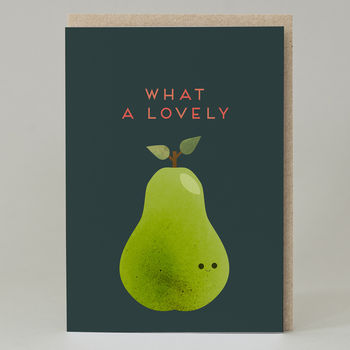 'What A Lovely Pear' Card, 2 of 3