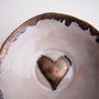 A Handmade Wedding Gold Heart Ceramic Ring Dish, thumbnail 8 of 11
