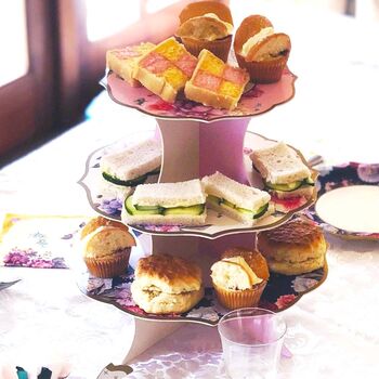 Floral Afternoon Tea At Home Table Decorations Pack, 5 of 9