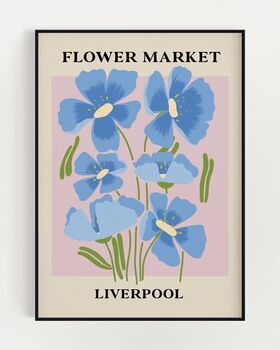 Flower Market Liverpool Print, 2 of 5