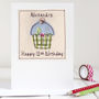 Personalised Cupcake Birthday Card For Her, thumbnail 1 of 12