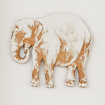 Personalised Elephant Wall Art New Baby Gift, 4 of 5