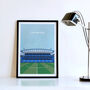 Personalised Football Stadium Art Print Gift Request Any Stadium, thumbnail 8 of 12