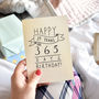 '29 Years And 365 Days' 30th Birthday Card, thumbnail 1 of 3