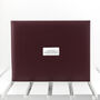 Personalised Premium Leather Visitors Book, thumbnail 10 of 12