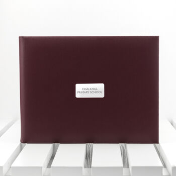 Personalised Premium Leather Visitors Book, 10 of 12