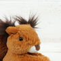 Red Squirrel Snuggly Soft Toy, From Birth, Boxed, thumbnail 7 of 8