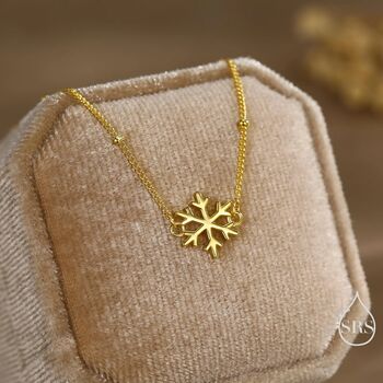 Sterling Silver Snowflake Bracelet, 4 of 12